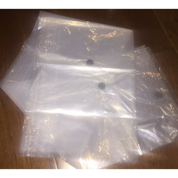 12 Clear Shower Curtain Liners Magnetic Mildew Res - Picture 8 of 12